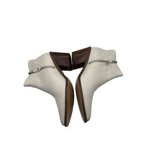 rag & bone NEW YORK Razor Leather Ankle antique white Boots 11 Western 19-01